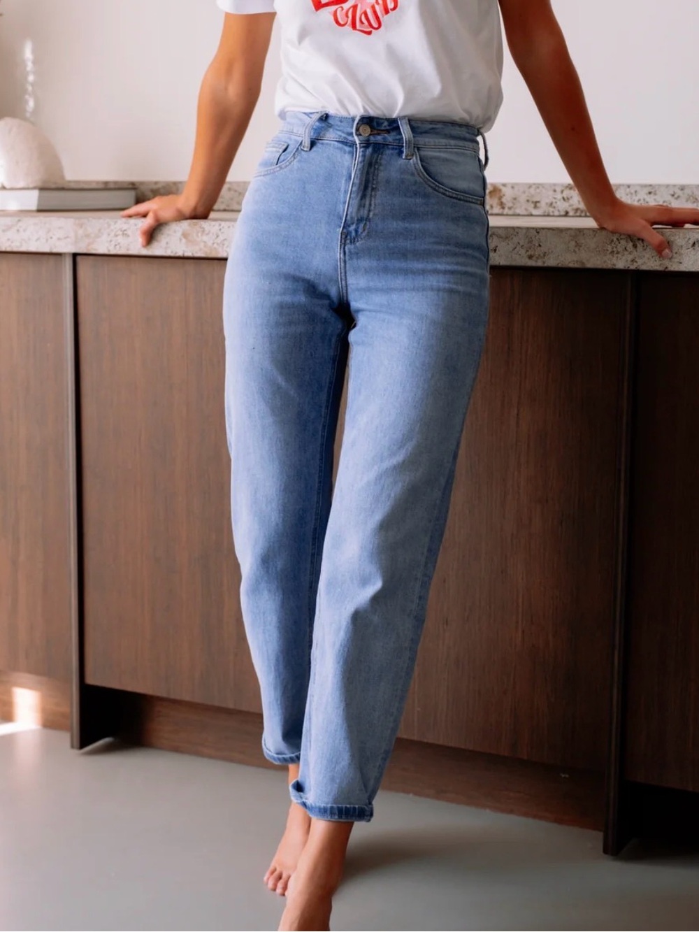 Easy Clothes Solan Jeans in Light Blue